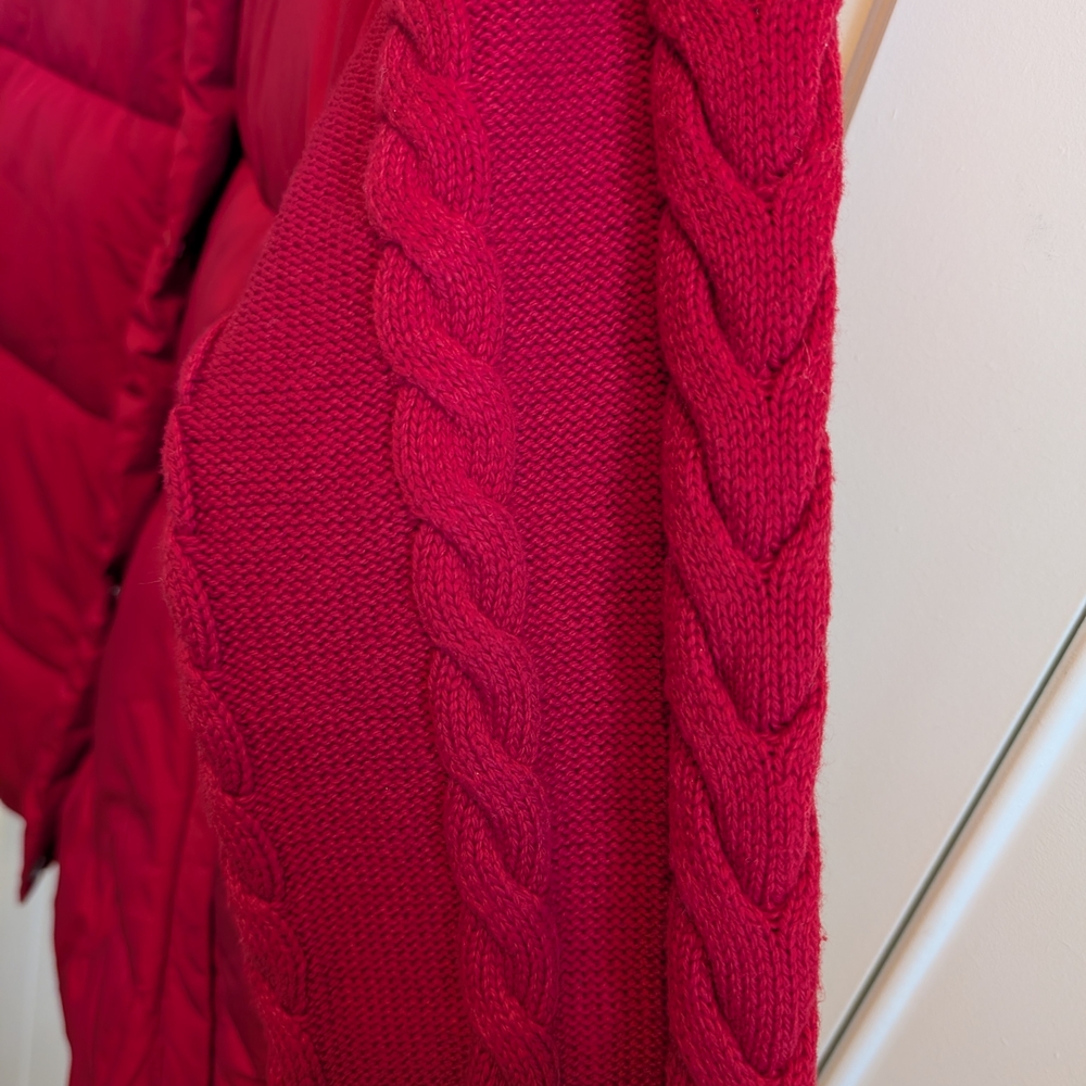 Talbots Vibrant Red Quilted Jacket - Picture 7 of 9